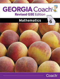 Image for Georgia Coach, Revised GSE Edition, Math, Student Edition, Grade 6 from School Specialty