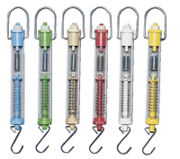 School Specialty Math Tubular Spring Scales, Assorted Capacity, Set of 6 Item Number 193-2948