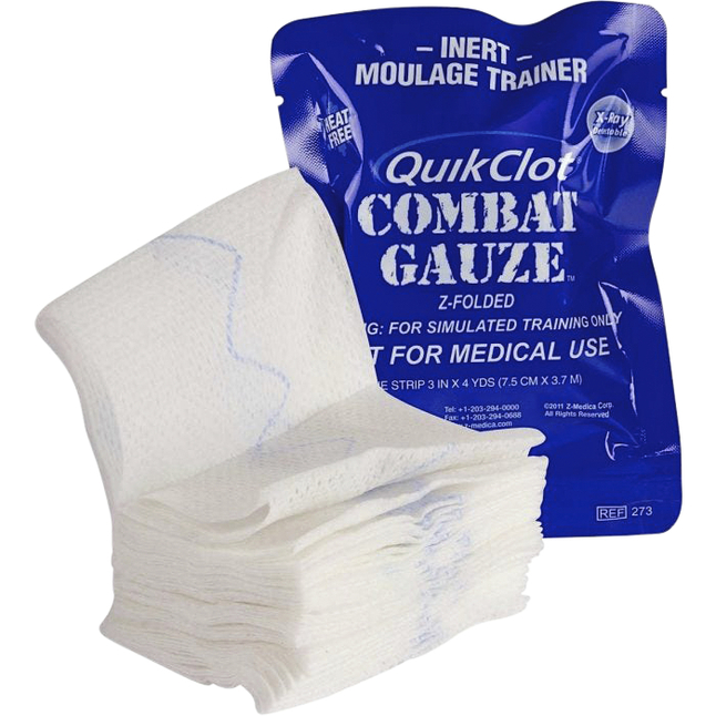 Image for QuikClot Gauze Trainer, Z-Fold, Each from School Specialty