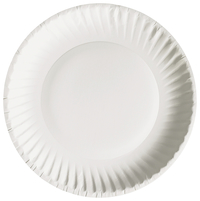 AJM Packaging Green Label Economy Paper Plates, 9 Inches, Pack of 1200, Item Number 2002190