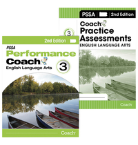 PSSA表现教练ELA，学生版PSSA实践测试，2本书，三年级，项目编号2002225
