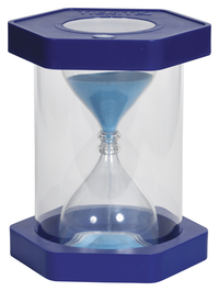 Learning Advantage Giant ClearView Sand Timer, 5 Minutes, Blue, Item Number 2002676