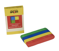 School Smart Modeling Clay, 1 Pound, Assorted Primary Colors Item Number 2003083