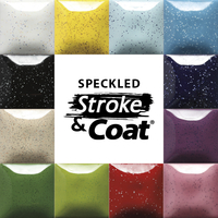 Mayco Speckled Stroke & Coat Set, Assorted Colors, 12 Pints Item Number 2003165