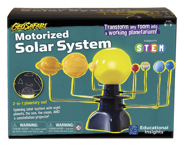 how motorized solar system model work
