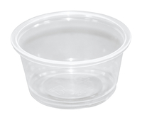 Crystalware Portion Cups, 2 ounces, Clear, Pack of 2500, Item Number 2003383