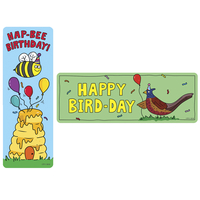 Creative Teaching Press So Much Pun Hap-Bee Birthday Bookmarks, Item Number 2003433