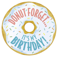 Creative Teaching Press Donut Forget It's My Birthday Badges, Item Number 2003438