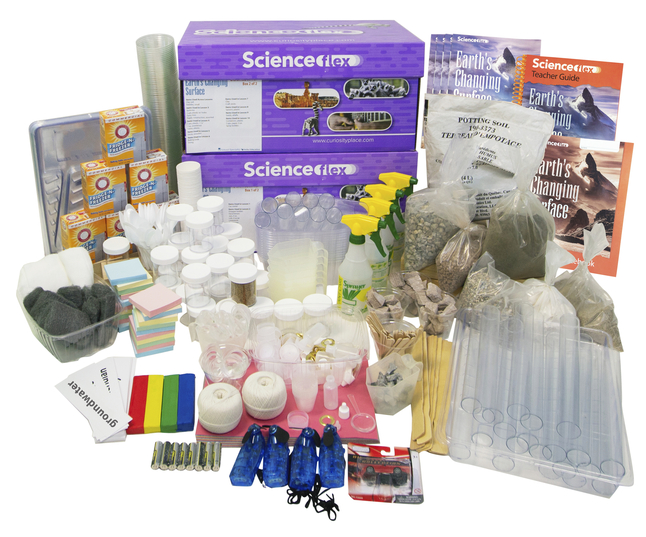 ScienceFLEX Earth's Changing Surface, Complete Kit, Item Number 2004234