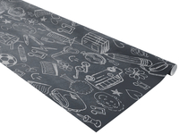 Fadeless Designs Paper Roll, School Doodles, 48 Inches x 12 Feet