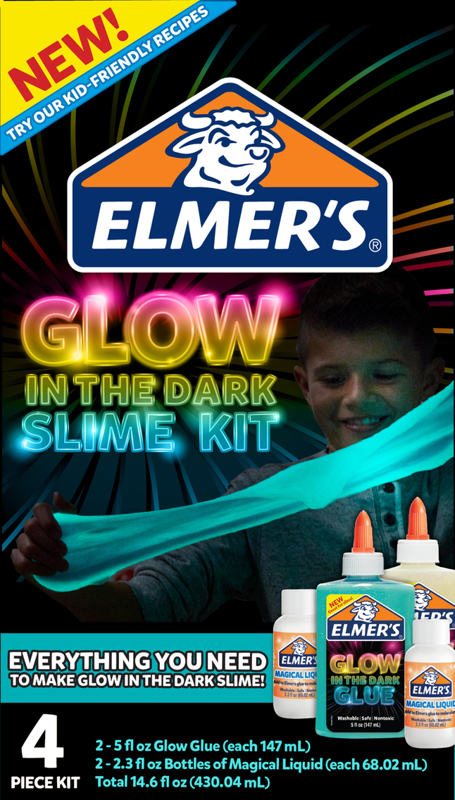 Elmers Glow In The Dark Slime Kit
