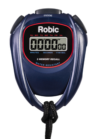 Robic SC-429 Water Resistant All Purpose Stopwatch, Blue, Item Number 2004929