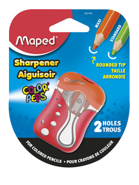 Maped Color'Peps 2-Hole Colored Pencil Sharpener, Assorted Colors Item Number 2005013