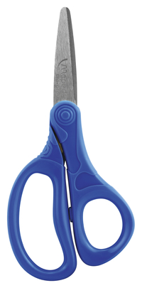Maped Essential Kid Scissors, 5 Inches, Pointed Tip, Assorted Colors, Pack of 50, Item Number 2005537