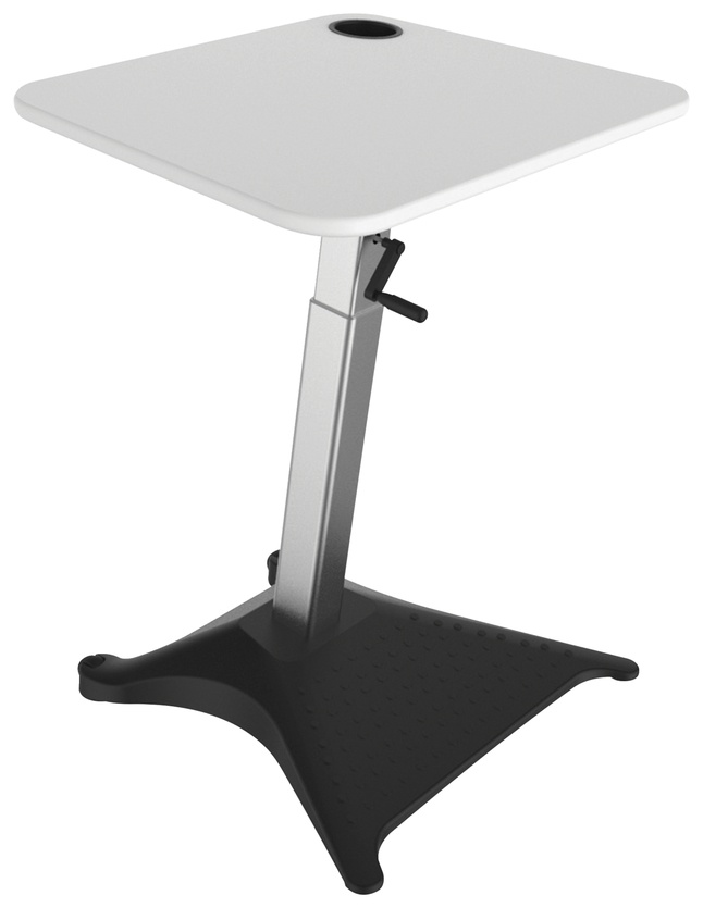 Safco Focal Brio Adjustable Height Standing Desk, White, Item Number 2005686