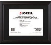 Lorell Two-toned Certificate Frame -- Frame, 13"Wx10-1/2"H, Rosewood, Item Number 2005735