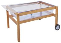 Image for Childcraft Outdoor Sand and Water Table Frame with Clear Tub, 42-3/8 x 30-1/8 x 24 Inches from School Specialty