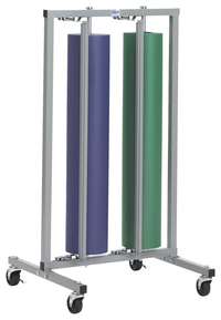 Image for Bulman Vertical 2 Roll Paper Rack with Cutter, 26 x 25 x 47-1/2 Inches from School Specialty