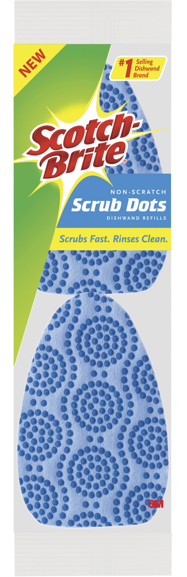 Scotch-Brite 2 Piece Scrub Dots Non-Scratch Dish Wand Refills 