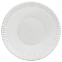 Dart Classic Laminated Dinnerware Bowl -- Foam Plastic Bowls, 10-12oz., Round, 125/PK, White, Item Number 2007520