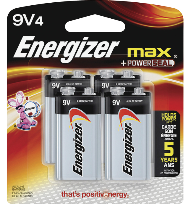 Energizer MAX 9V General Purpose Battery, Item Number 2008496