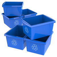 学校智能回收箱，4加仑，蓝色，6箱，项目编号2011696