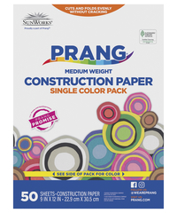 Prang Medium Weight Construction Paper, 9 x 12 Inches, Violet, 50 Sheets Item Number 201189