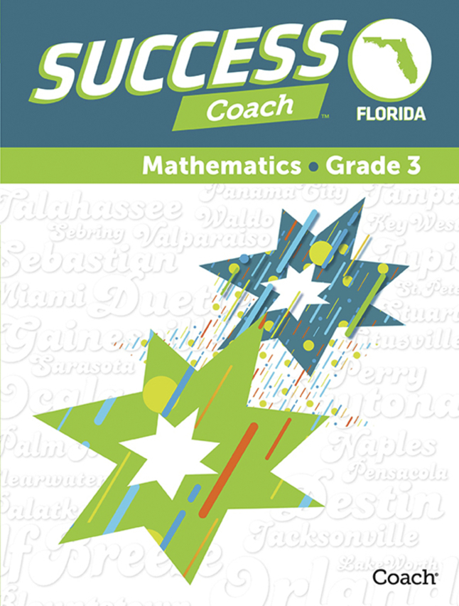 Image for Florida Success Coach Math Student Edition, Grade 3 from School Specialty