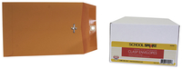 School Smart Kraft Envelopes with Clasp, 6 x 9 Inches, Pack of 100 Item Number 2013916