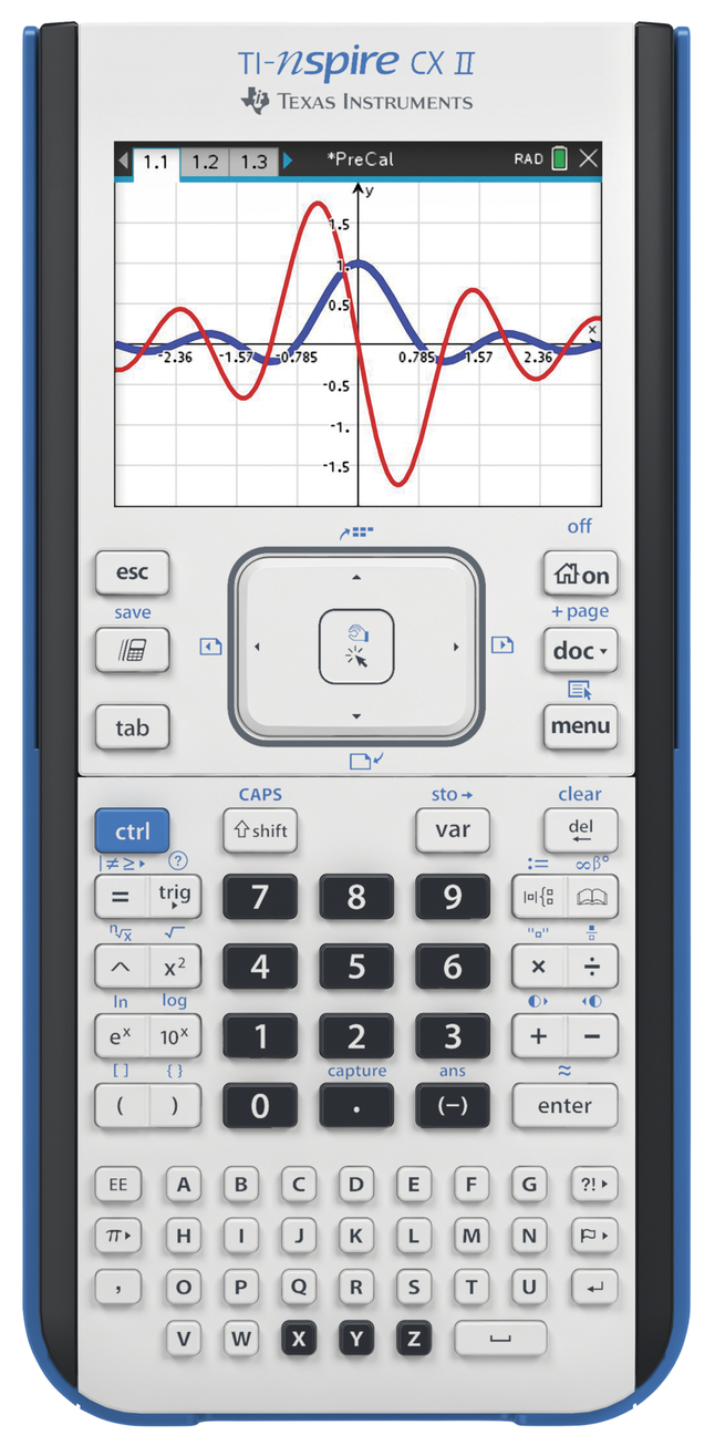 Texas Instruments Nspire Cx Ii Graphing Calculator With