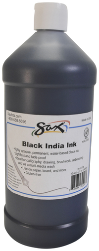 Sax Black India Ink, Quart Item Number 2019758