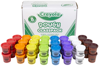 Crayola Modeling Dough Classpack, 8 Assorted Colors, 48 Ounces Each, Set of 48, Item Number 2020065