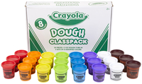Crayola Modeling Dough Classpack, 3 Ounces Each, 8 Assorted Colors, Set of 24, Item Number 2020066
