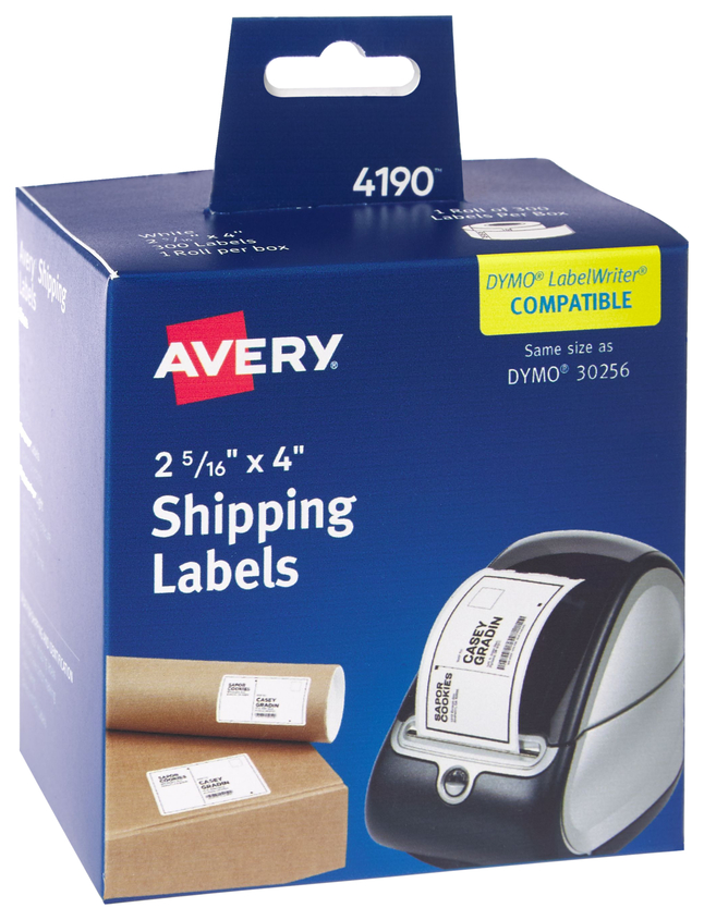 Blue Dymo 30256 Shipping Labels