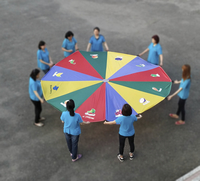 Image for Sportime Fruit and Veggie Parachute with 12 Handles, 12 Feet from School Specialty
