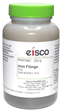Fine Iron Filings Eisco PH0799C 250g Jar 