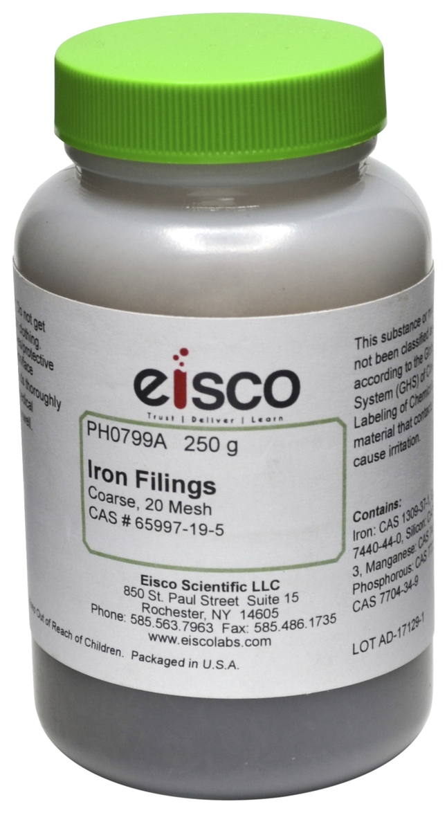 250g Eisco Labs Fine Iron Fillings 