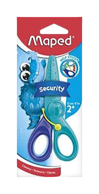Maped Kidicut Spring-Assisted Plastic Safety Scissors, 4-3/4 Inches, Item Number 2023191