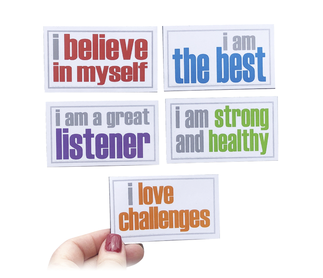 Image for Inspired Minds Positivity Booster Magnets, Assorted, Set of 5 from School Specialty