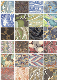 Shizen Design Marble Paper Assortment, 11 x 15 Inches, Assorted, 24 Sheets Item Number 2023492