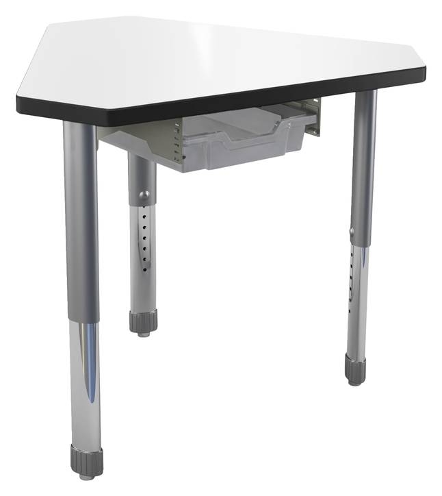 Image for Classroom Select Concord MiniGem Desk with Geode Series Tote Rails, Markerboard Top, LockEdge from SSIB2BStore