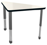 Classroom Select Concord Triangle Desk, Markerboard Top, LockEdge, Item Number 5004825