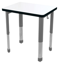 Classroom Select Concord Rectangle Desk, Markerboard Top, LockEdge, Item Number 5004826