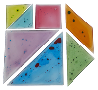 Abilitations Tangram Gel Fidgets, Multicolor, Set of 7, Item Number 2024416