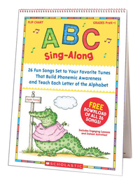 abc sing along flip chart