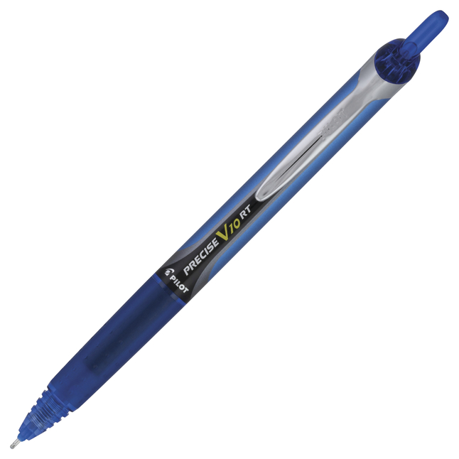 PRECISE V10 RT Retractable Pen, Blue, Pack of 12, Item Number 2087105