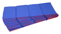 Image for Childcraft Value Rest Mat, 45 x 19 x 5/8 Inches, Blue and Red, Pack of 10 from School Specialty