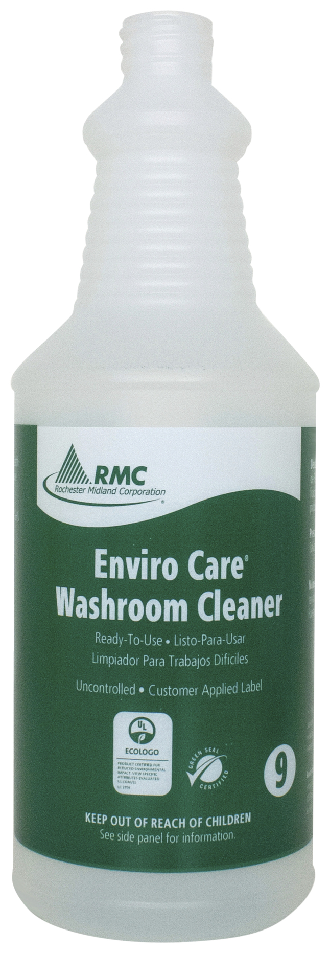 RMC Washroom Cleaner Spray Bottle, Item Number 2027070
