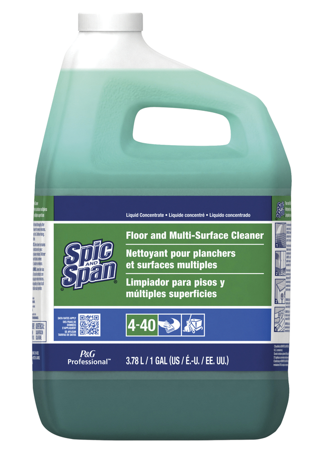 Spic and Span Floor Cleaner, 128 Ounces, Case of 3, Item Number 2027099