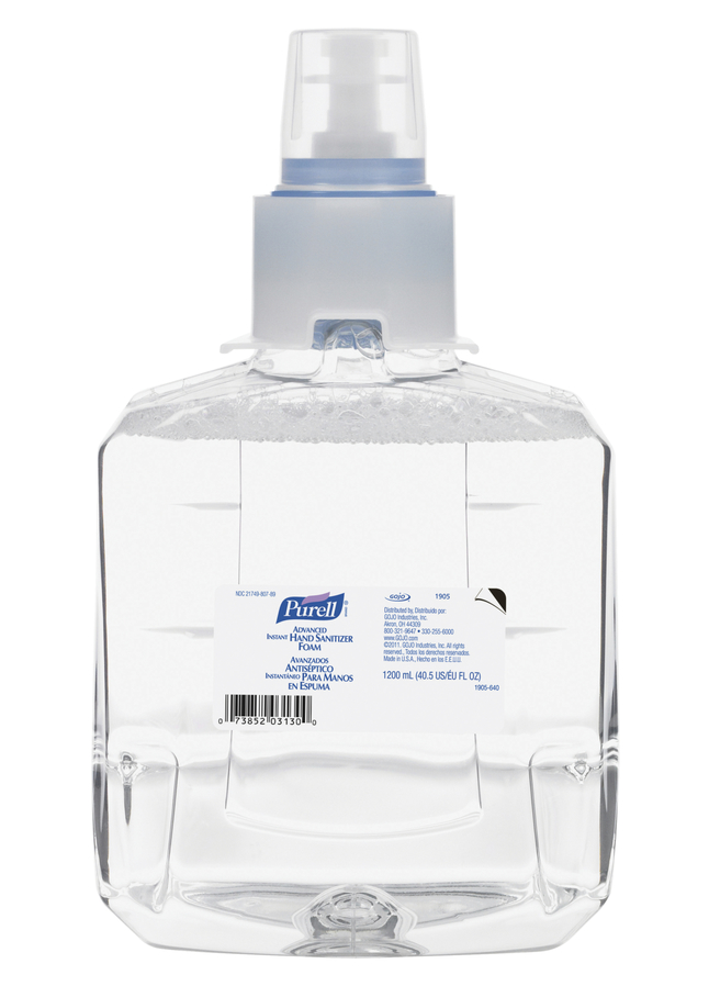 Purell LTX-12 Hand Sanitizer Foam Refill, Item Number 2027128